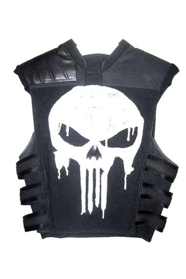 Ray Stevenson Punisher War Zone Frank Castle Black Skull Vest
