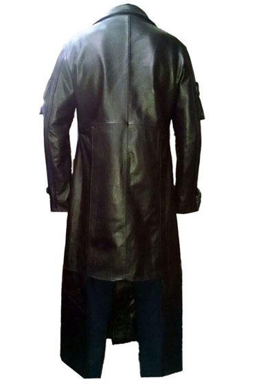 Punisher Thomas Jane Frank Castle Black Long Leather Coat
