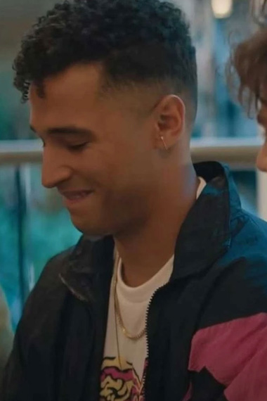 Brodie Beaumont Queer as Folk Devin Way Black Cotton Jacket