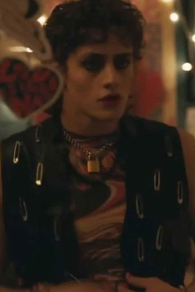 Mingus Queer as Folk TV Series Fin Argus Black Leather Vest