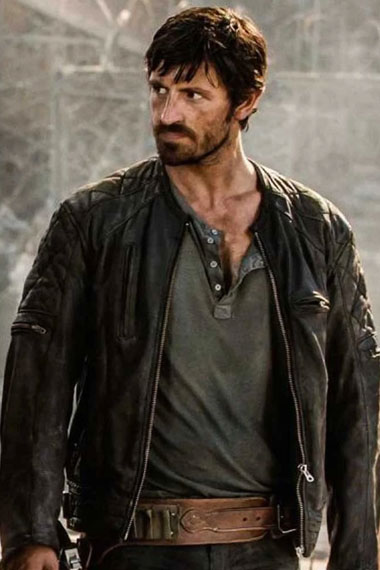 Eoin Macken Final Chapter Resident Evil Biker Quilted Jacket