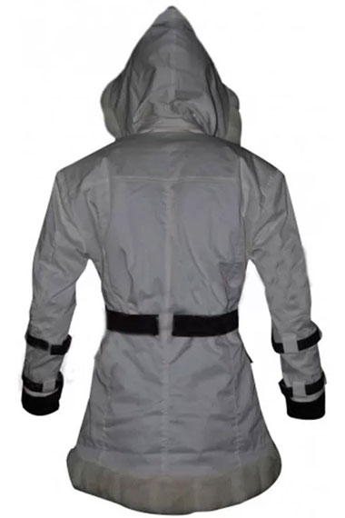 Resident Evil Sherry Birkin Shearling Hooded Leather Jacket resident-evil6-sherry-birkin-grey-jacket