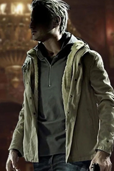 Ethan Winters Resident Evil Beige Cosplay Cotton Jacket