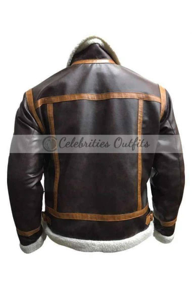 Resident Evil Leon Kennedy Aviator Brown Leather Jacket resident-evil-4-leon-kennedy-jacket