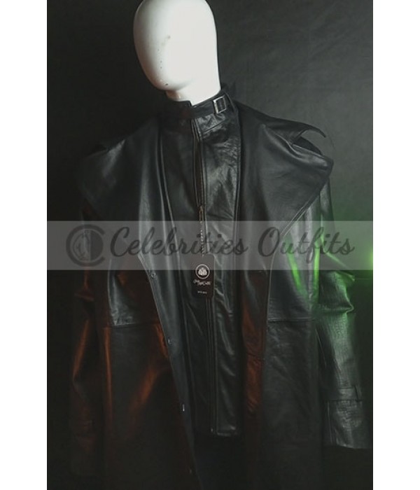 Resident Evil 5 Albert Wesker Black Costume Trench Coat