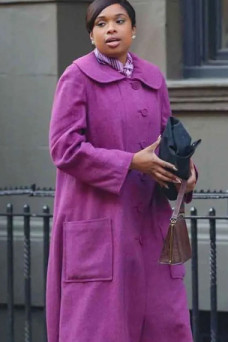 Jennifer Hudson Aretha Franklin Respect Purple Wool Coat