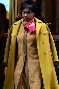 Jennifer Hudson Aretha Franklin Respect Yellow Trench Coat