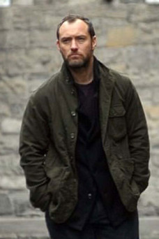Ian Boyd The Rhythm Section Jude Law Green Cotton Jacket