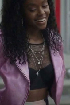 Josie McCoy Riverdale Ashleigh Murray Biker Leather Jacket