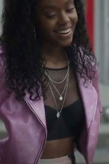 Josie McCoy Riverdale Ashleigh Murray Biker Leather Jacket