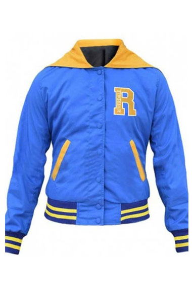 Riverdale Inspired Cheer Leader Girls Hooded Varsity Jacket