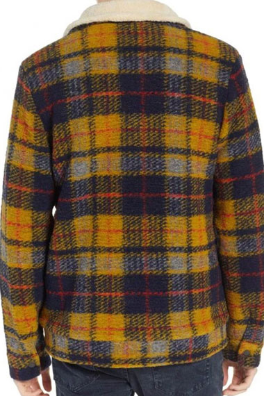 Riverdale Cole Sprouse Jughead Jones Yellow Plaid Wool Jacket