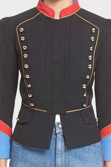 Valerie Brown Riverdale TV Show Hayley Law Black Cotton Jacket