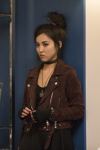 Lyrica Okano Marvel Runaways Nico Minoru Burgundy Jacket