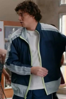 Jamie Spano Belmont Cameli Saved By The Bell Blue Track Jacket