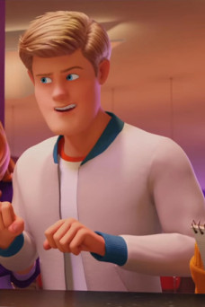 Scoob Fred Jones White And Blue Bomber Jacket