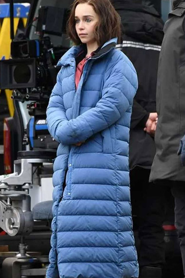 Abigail Brand Secret Invasion Emilia Clarke Blue Trench Coat