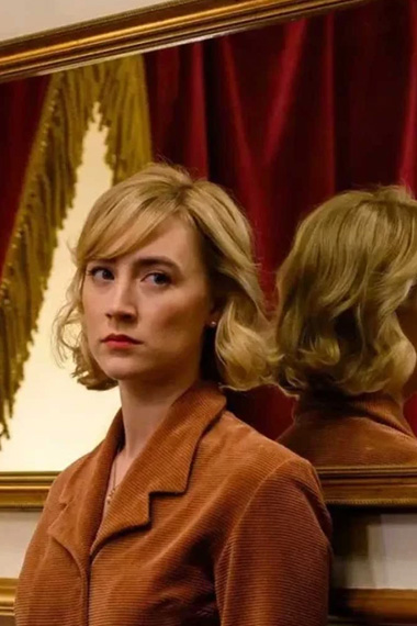 Agent Stalker Saoirse Ronan See How They Run Brown Trench Coat