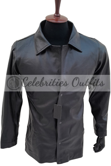 Shaft John Shaft Samuel L Jackson Black Leather Jacket