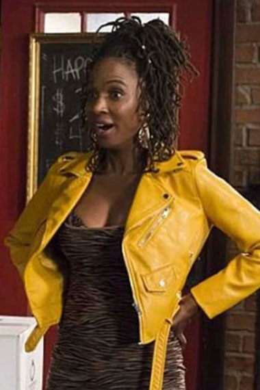 Shanola Hampton Shameless Veronica Fisher Yellow Biker Jacket