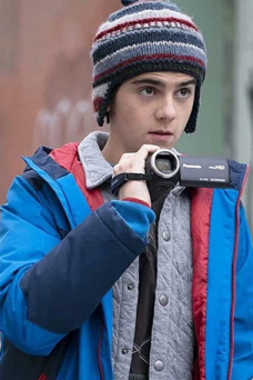 Shazam Jack Dylan Grazer Freddy Freeman Blue Hooded Jacket