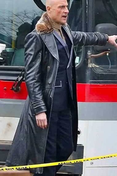 Doctor Sivana Shazam Mark Strong Black Leather Trench Coat
