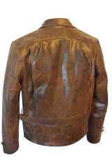 James Bond Skyfall Daniel Craig Vintage Brown Leather Jacket