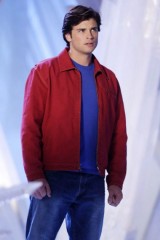 Superman Smallville Clark Kent Tom Welling Red Suede Jacket