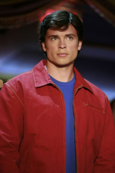 Superman Smallville Clark Kent Tom Welling Red Suede Jacket