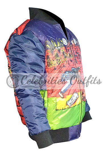 Snoop Dogg Doggy Style Mens Bomber Blue Polyester Jacket