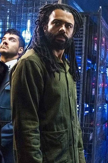 Daveed Diggs Snowpiercer Andre Layton Green Cotton Coat