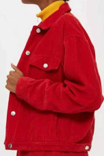 Spinning Out Serena Baker Willow Shields Red Corduroy Jacket spinning-out-serena-red-jacket
