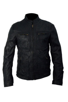 Star Trek Captain James Kirk Chris Pine Black Leather Jacket