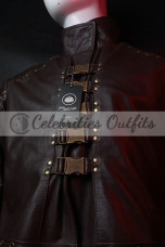 Star Trek Discovery Rainn Wilson Harry Mudd Brown Cosplay Coat harry-mudd-star-trek-brown-leather-coat