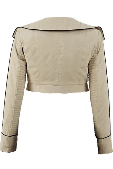 Solo Star Wars Story Qira Emilia Clarke Beige Cotton Jacket