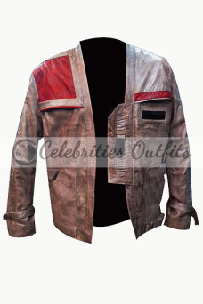 Star Wars The Force Awakens John Boyega Distressed Jacket