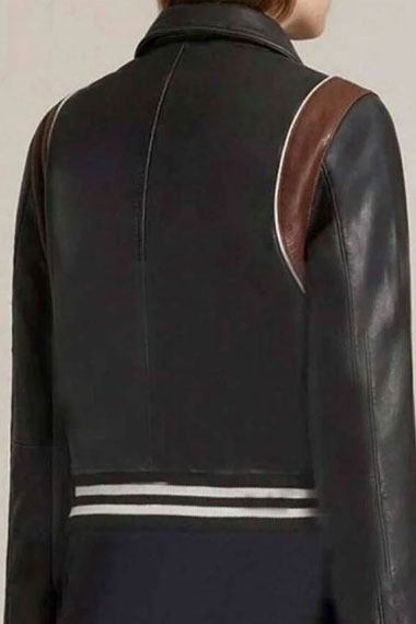 Dex Parios Cobie Smulders Stumptown Biker Black Leather Jacket