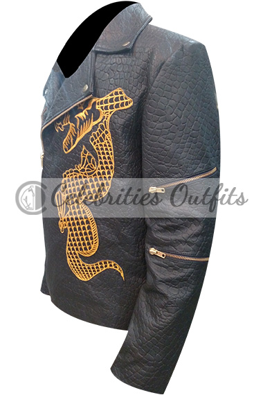 Waylon Jones Killer Croc Suicide Squad Black Dragon Jacket suicide-squad-killer-croc-dragon-jacket