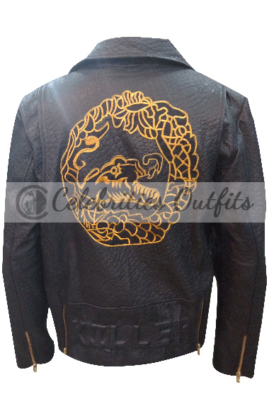 Waylon Jones Killer Croc Suicide Squad Black Dragon Jacket suicide-squad-killer-croc-dragon-jacket