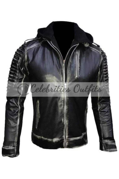 The Killing Suicide Squad Joker Bomber Black Hooded Jacket