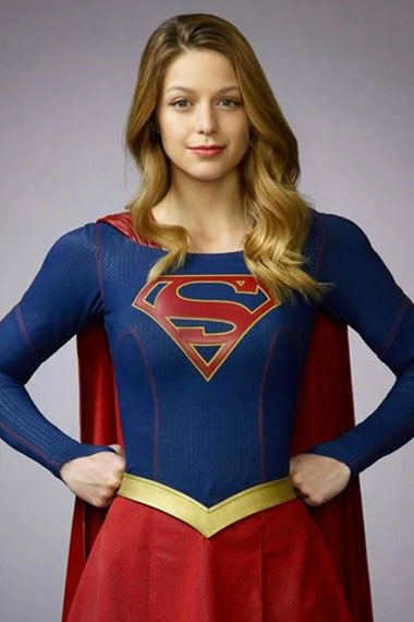 Kara Danvers Supergirl Melissa Benoist Blue Cosplay Jacket
