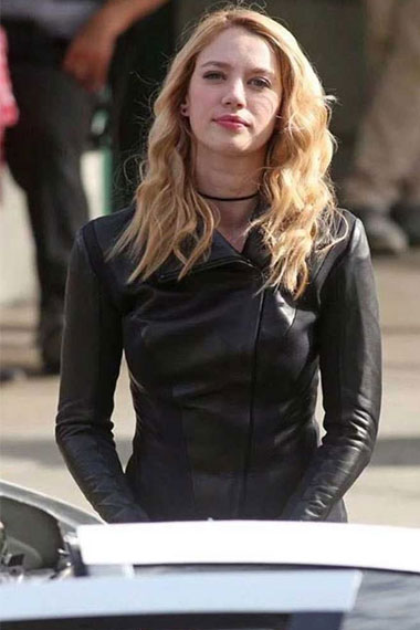 Supergirl Yael Grobglas Psi Gayle Marsh Black Leather Jacket