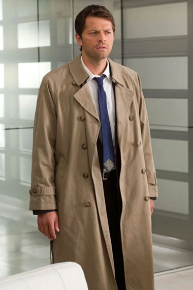 Supernatural Misha Collins Castiel Jimmy Novak Trench Coat