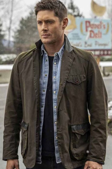 Dean Winchester Supernatural Jensen Ackles Brown Cotton Jacket