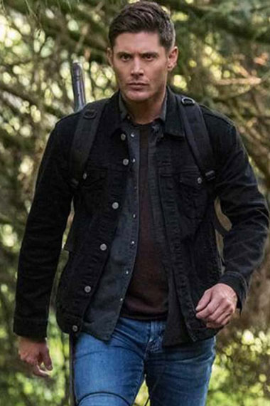 Dean Winchester Supernatural Jensen Ackles Black Cotton Jacket