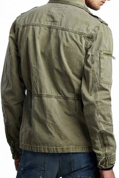 Sam Winchester Supernatural Jared Padalecki Green Denim Jacket