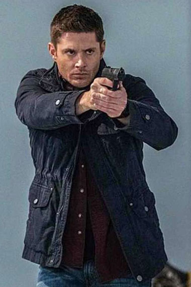 Supernatural Dean Winchester Jensen Ackles Blue Cotton Jacket