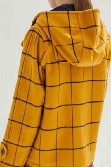 Singer Taylor Swift Paddington Bear Yellow Wool Duffle Coat