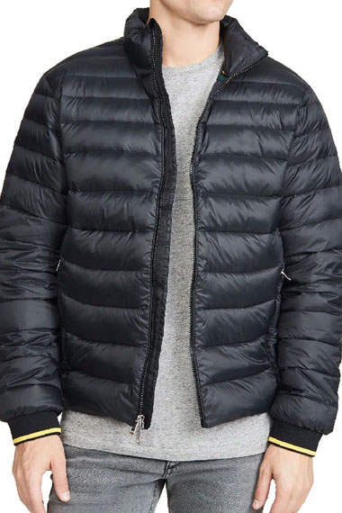 Billy Harris Ted Lasso Colin Hughes Quilted Puffer Jacket