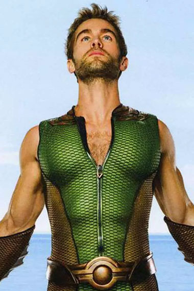 The Deep The Boys Chace Crawford Cosplay Green Quilted Vest